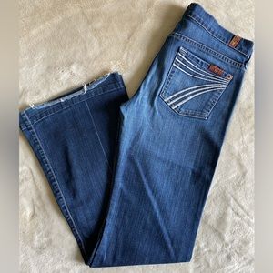 7 for All Mankind Flare Denim Size 26